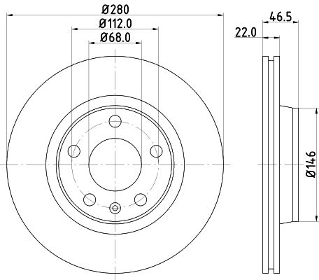 HELLA PAGID Piduriketas 8DD 355 105-531